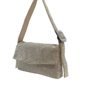Benedetta Bruzziches Vitty La Mignon Crystal Mesh Shoulder Bag